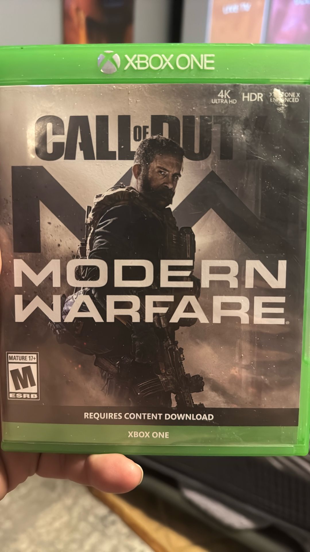 Xbox One Call Of Duty Modern Warfare