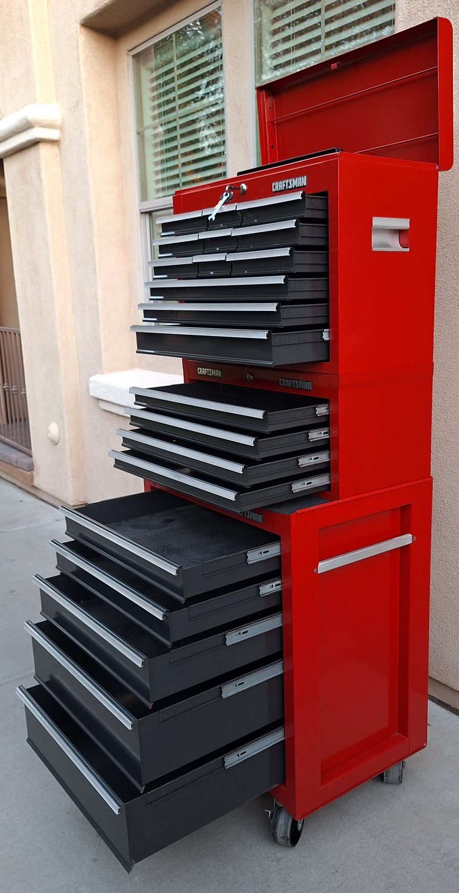 HD Sears Craftsman 21 Drawers Rollaway Tool Box