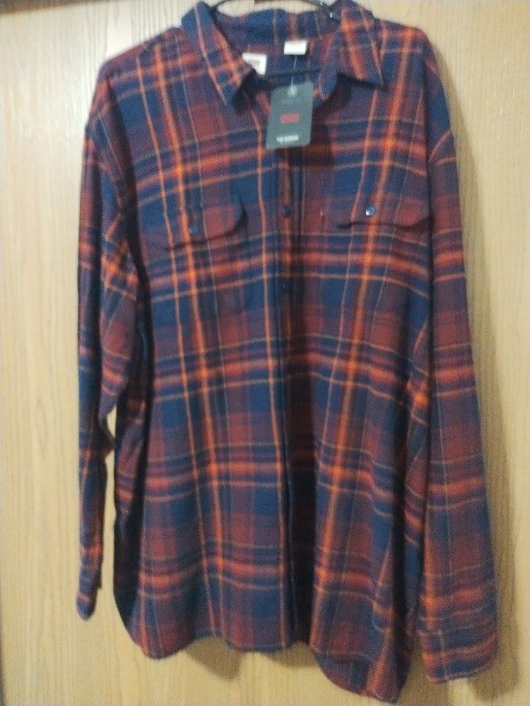 Levi's Men's Size 2XL Flannel Shirt (New) Pick Up In Florence KY