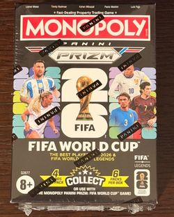 Monopoly Panini Prizm FIFA World Cup 2026 TCG
