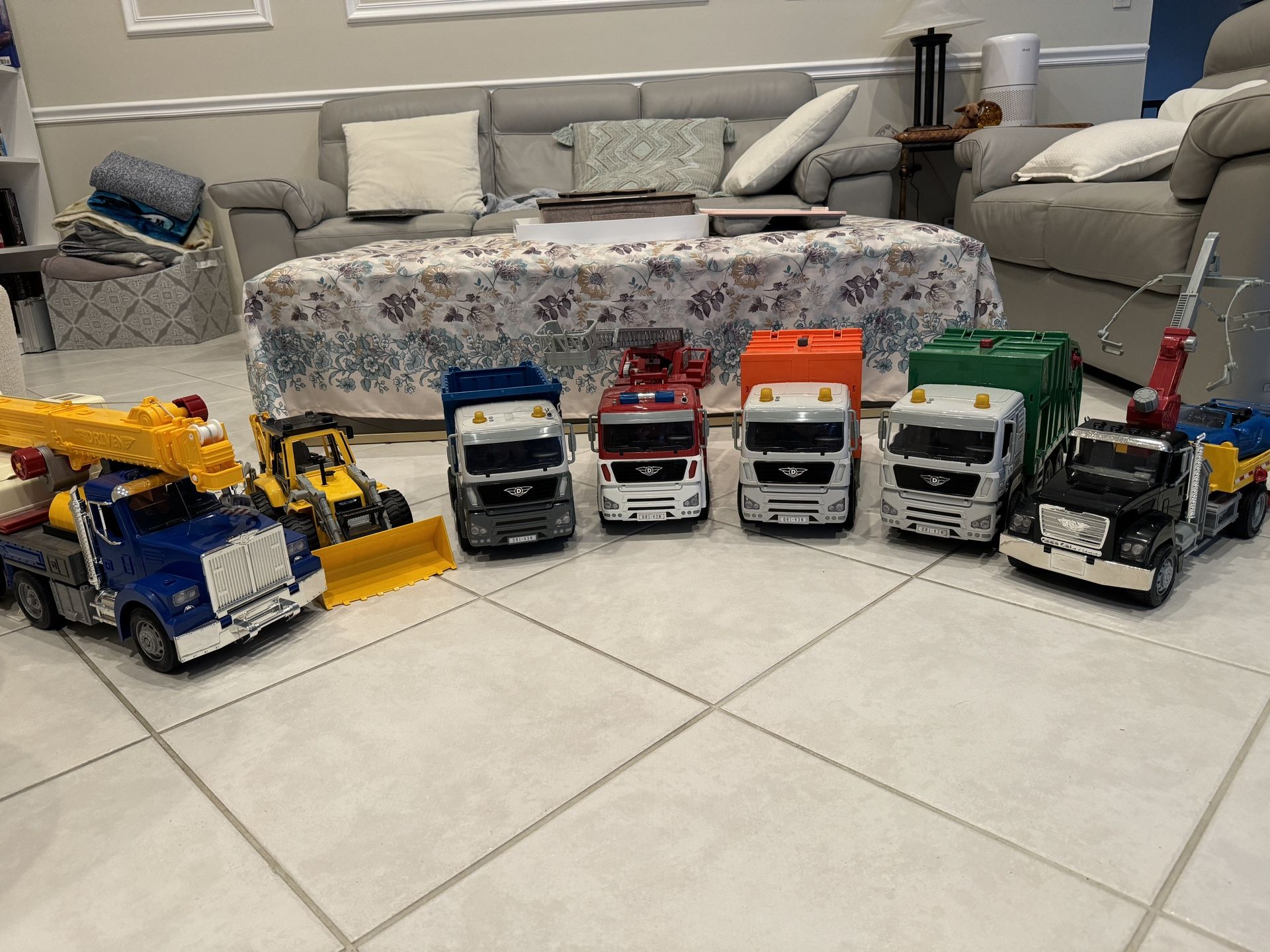 DRIVEN Trucks for sale- Toy Fire Truck, Toy Large Toy Truck, Large Toy Crane, Large Toy Dump Truck, and More.
