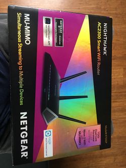 Netgear router AC2300 smart wifi