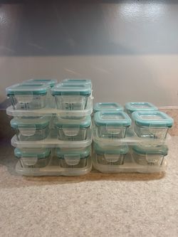OXO Glass Food Storage Containers with Lids