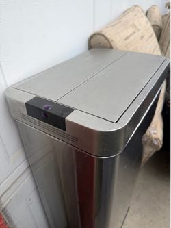 hOmeLabs Smart Large Touchless Electric Dual Motor Trash Can - 21 Gallon Stainless Steel