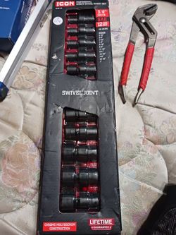 Icon swivel impact sockets