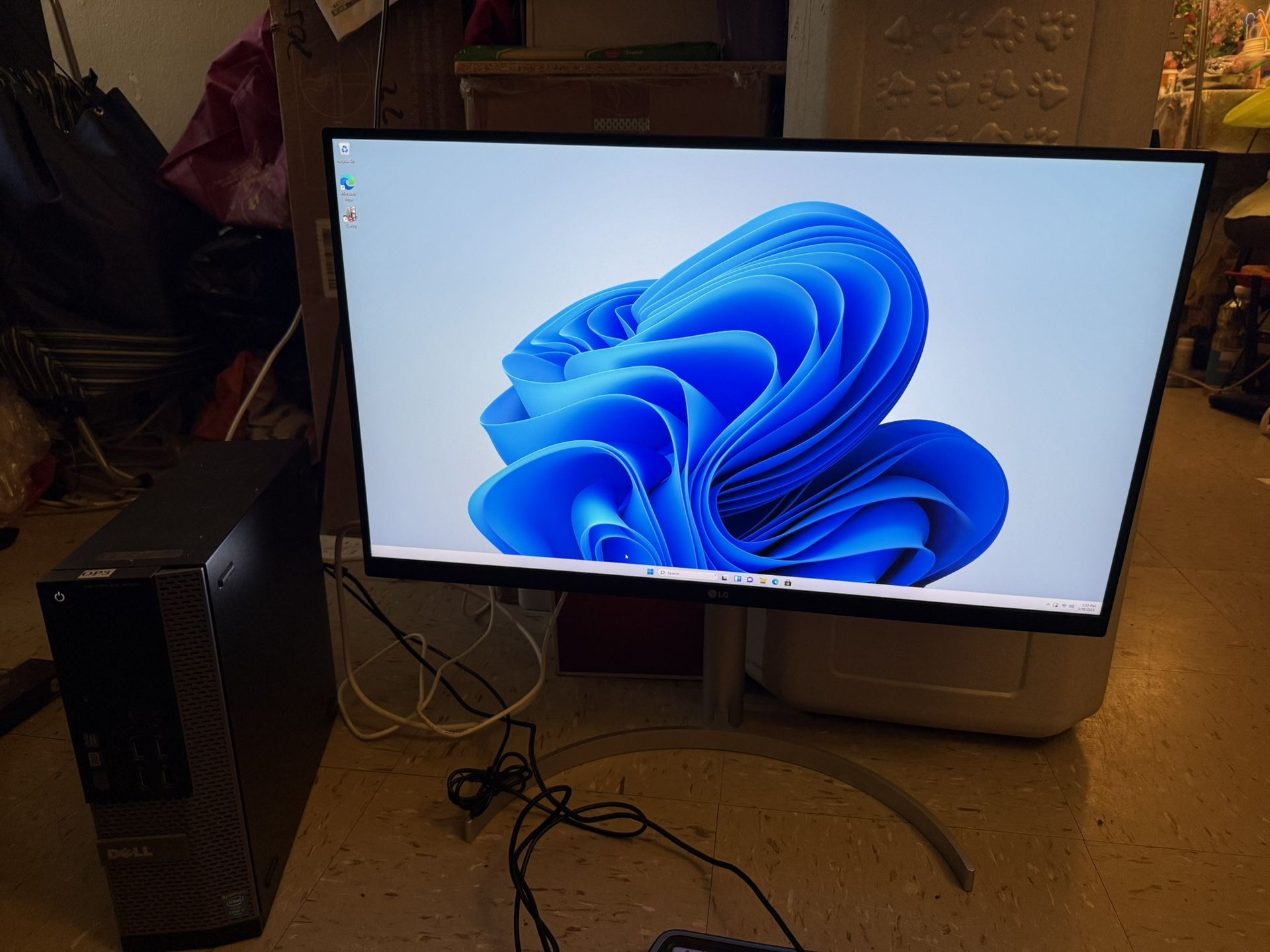 LG 27” USB-C Ultra HD 4K IPS Monitor, 27UN850W