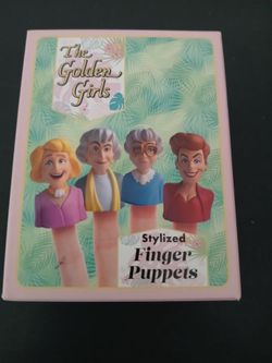 Vtg ~The Golden Girls Stylized Finger Puppets Set, OBO