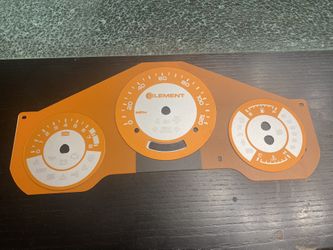 Brand New Laser cut Honda Element Face Dials Cluster For 2003,004,05, and 2006