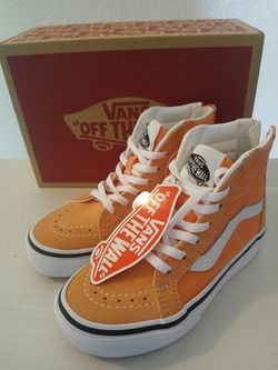Childrens Vans Brand New (Orangesicle)