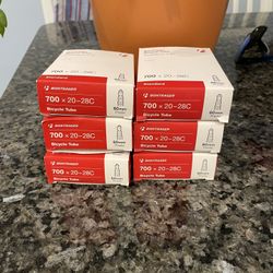 Bicycle tubes 700X20-28. 6 QTY PRESTA VALVES