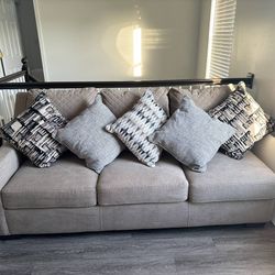 Stylish Mocha 3-Seater Sofa 