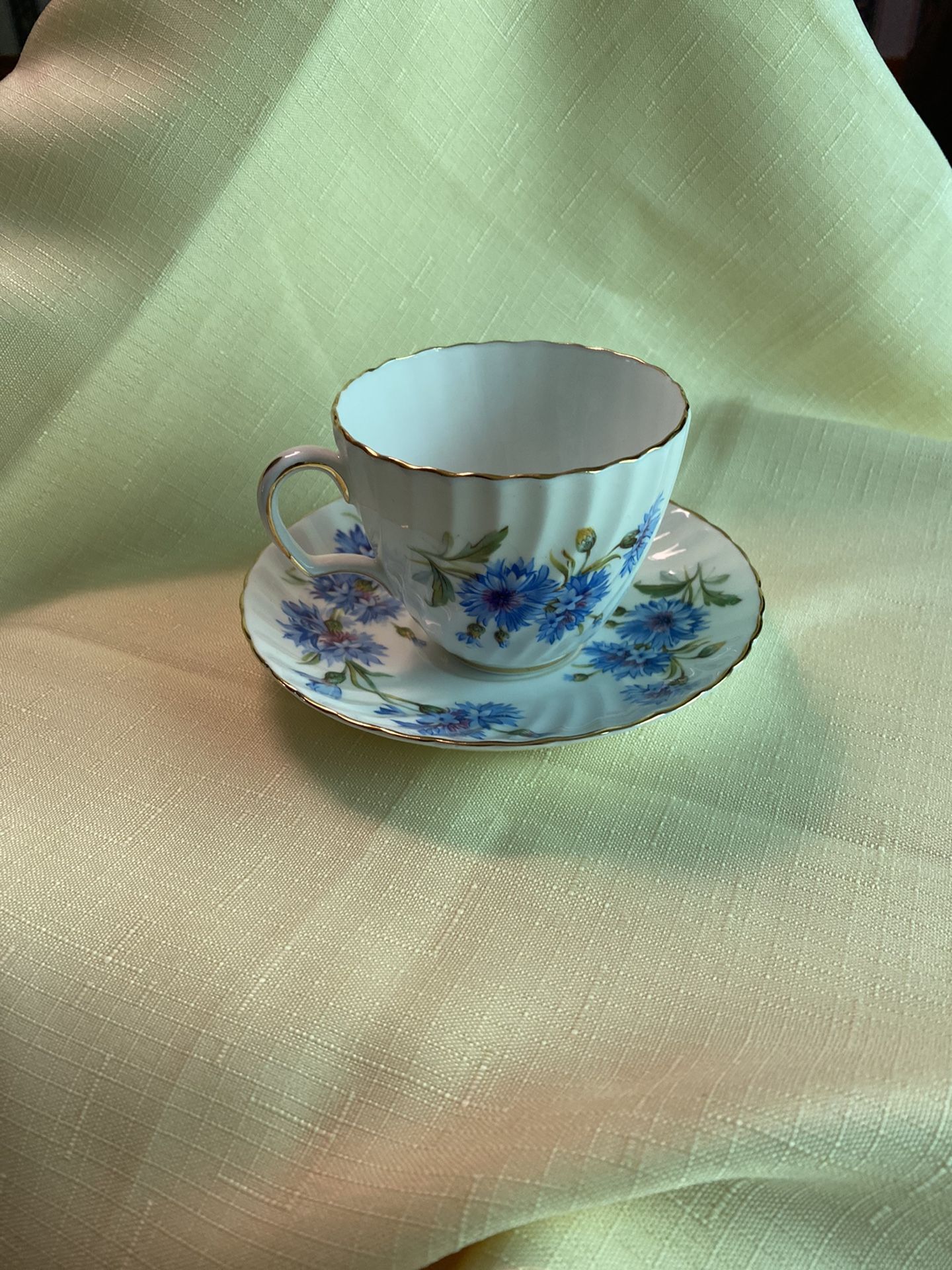 Adderly Fine Bone China Teacup and Saucer
