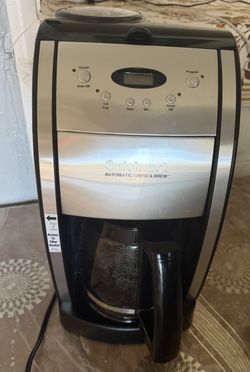 Cuisinart DGB-550 Grind & Brew Automatic Coffeemaker, 12-Cup Carafe Tested Clean