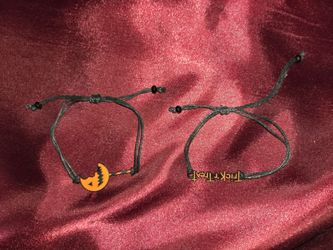 Halloween Cord Bracelet Set of 2