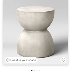 Cement Side Table