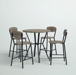 NEW IN BOX Counter Height Dining Table Set Seats 4 