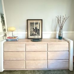 Postmodern 9 drawer dresser vintage