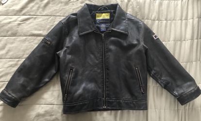 Motorcycle boys Leather Jacket