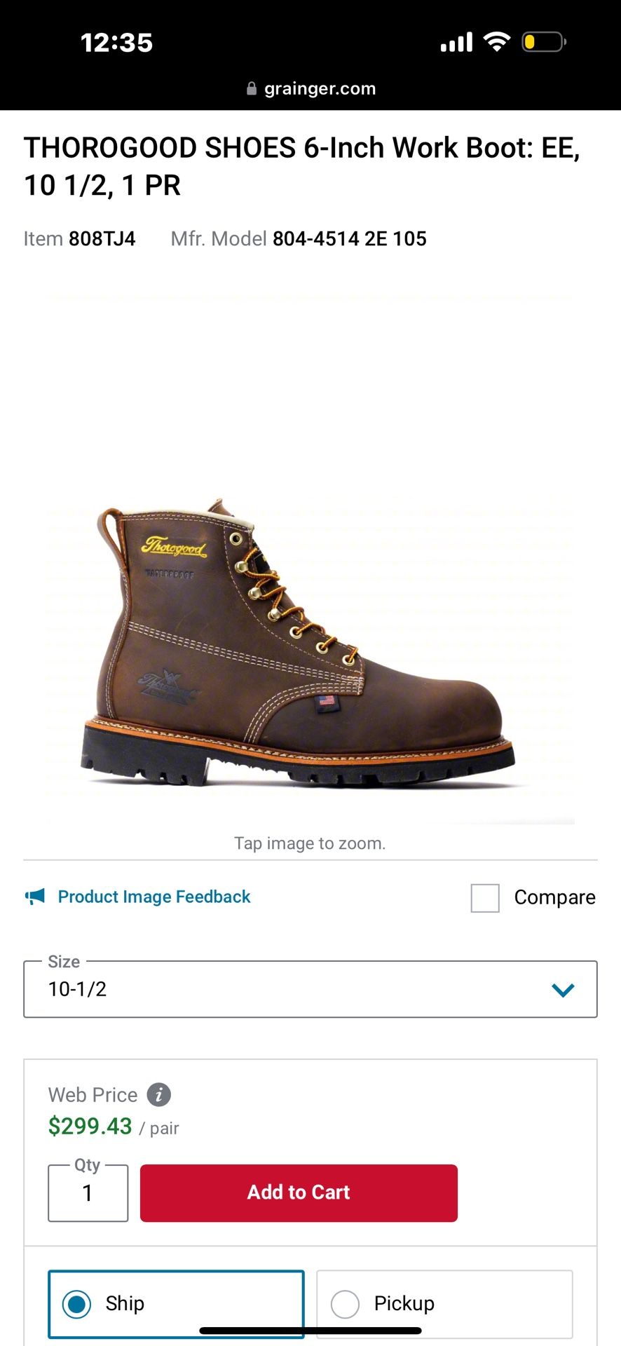Thorogood Work Boots