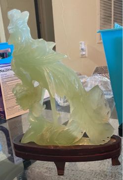 Jade Rooster Sculpture