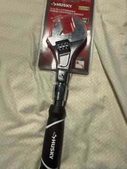 Husky 12-16 In Extendable Adjustable Wrench