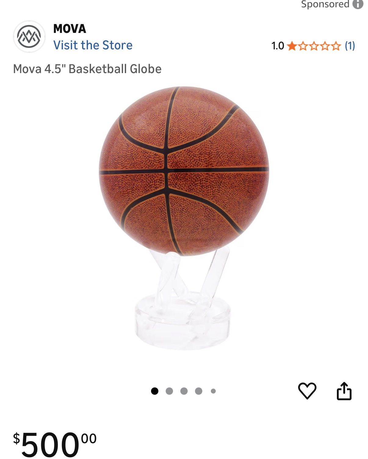 Mova Basketball Globe