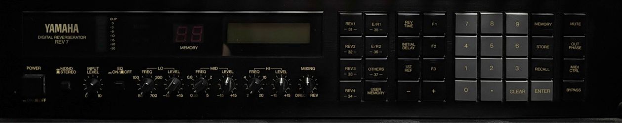 Vintage Yamaha REV7 reverb unit