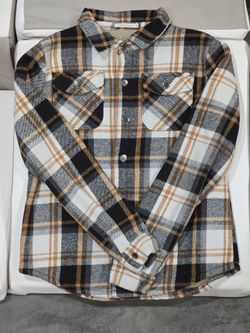 Cohesive & Co Kids Cozy Snap-Button Flannel Size M