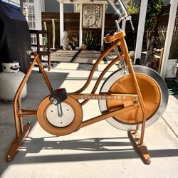Vintage Working 1970’s Schwinn Exerciser Exercise Bike Clean Coppertone