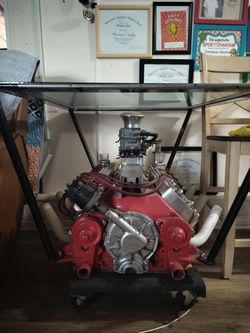 One-of-a-Kind V8 Engine Coffee Table – Collector’s Piece