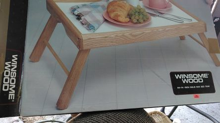 Breakfast in bed little table