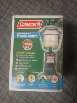 Propane coleman lantern