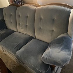 FREE FLEX-STEEL LIVING ROOM CHAIR AND COUCH SET