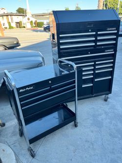 Blue point tool box and husky tool box