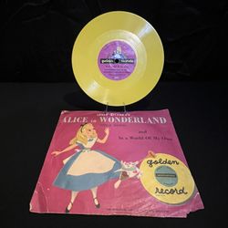 1951 Walt Disney, Alice In Wonderland Golden Record, In A World Of My Own
