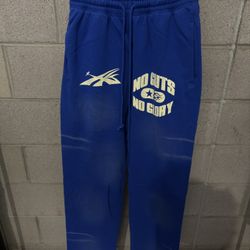 Hellstar no guts no glory sweatpants blue 