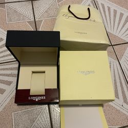 longines watch box and accessories