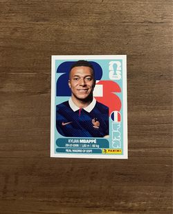 2026 Panini World Cup Sticker - Kylian Mbappé FRA20