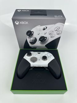 Xbox Elite Series 2 Core Wireless Controller White + Box + SCUF Paddles