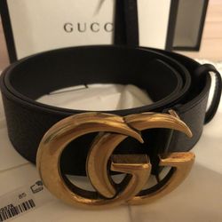 Gucci Wide Double G Buckle Size 85