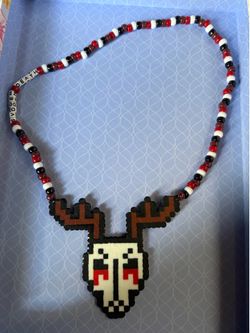 SVDDEN DEATH perler necklace festivals raves