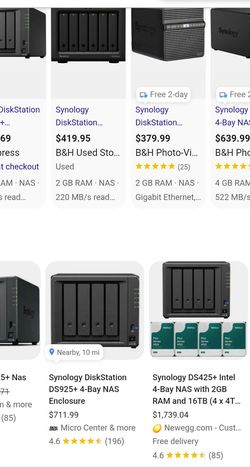 Synology 4 disk Bay