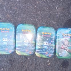 Pokemon Many Tins Trading Card