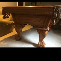 POOL TABLE 7 FOOT LEAGUE SIZE free Delivery & Setup PAID 5k Extras