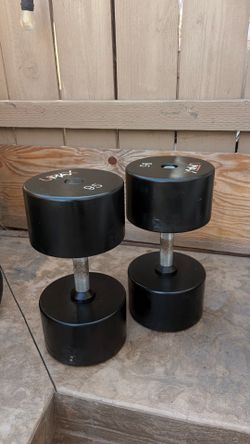 95 lbs dumbbells