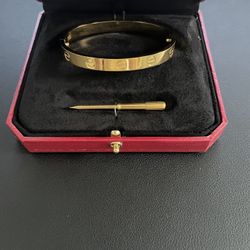 Gold Love Bracelet 18 Cm
