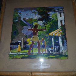 Logan Indian watercolor painting