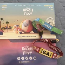 Pair of 3 Day Wristbands To Baja Beach Fest  2025