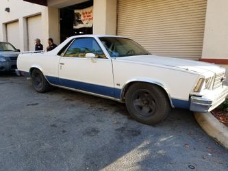 1981 Chevy El Camino V8 Runs Strong!