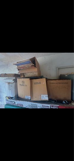 Lot of A/C filters & materials - various